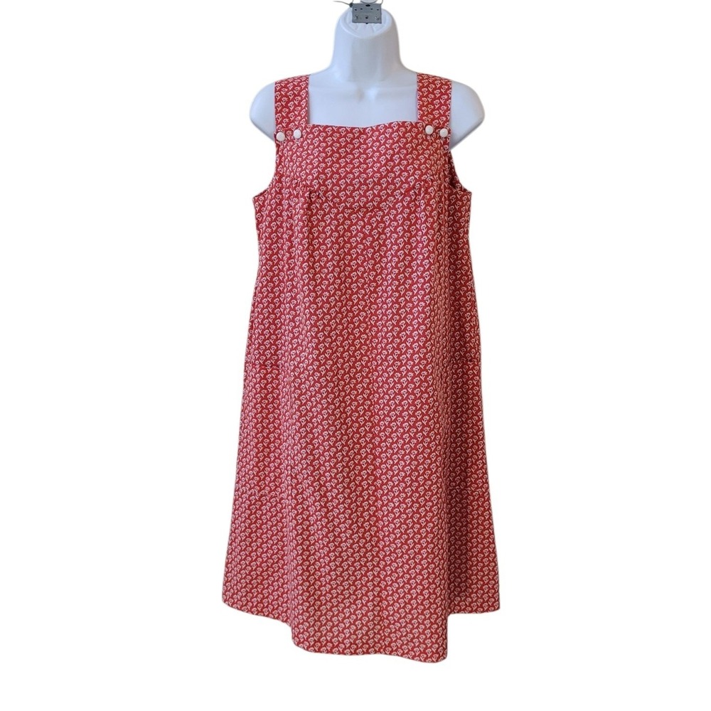 JC PENNEY 14 Vintage 70s Loungewear Calico Print House Patio Dress Women